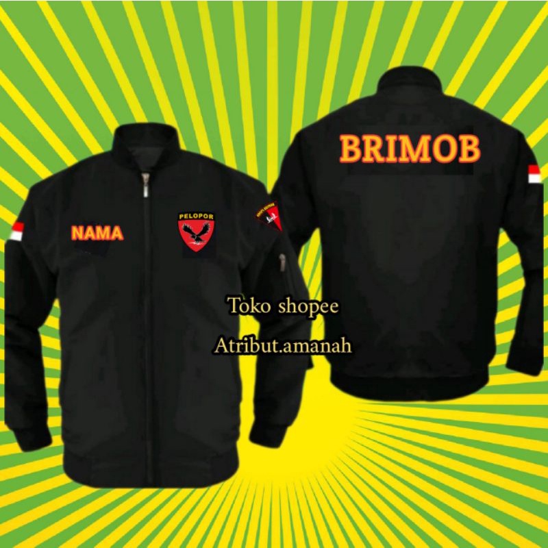 JAKET BRIMOB / JAKET BOMBER BRIMOB / JAKET BOMBER LOGO BRIMOB