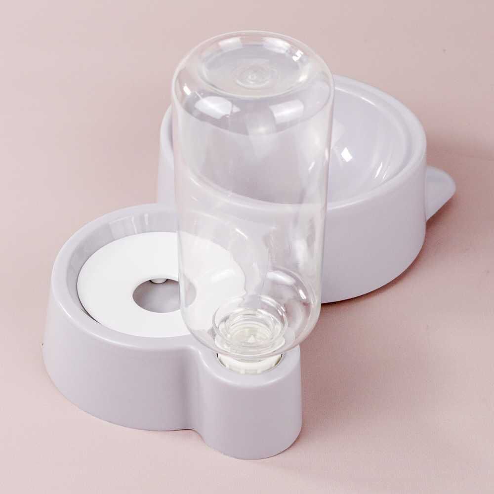 Tempat Makan Minum Anjing Kucing Automatic Pet Feeder Dispenser Air Hewan Peliharaan Feeding Dishes