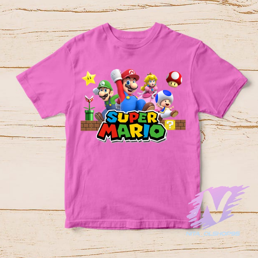 KAOS ANAK SUPER MARIO