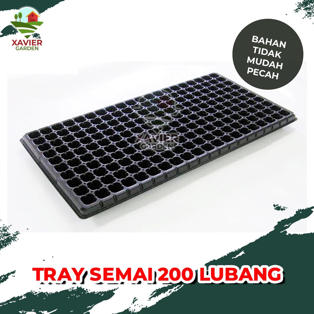 POT TRAY SEMAI 200 LUBANG SEMAI BENIH