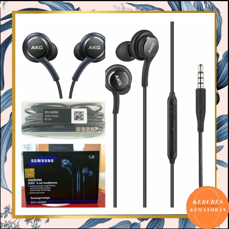 Handsfree Samsung S8 AKG / Earphones AKG s8 SuperBass [kk]