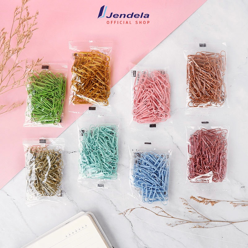 

Paper Clips Panmomo Penjepit Kertas Color Sprinkle Warna Soft Metalic Untuk Kantor Klip Kertas ATK