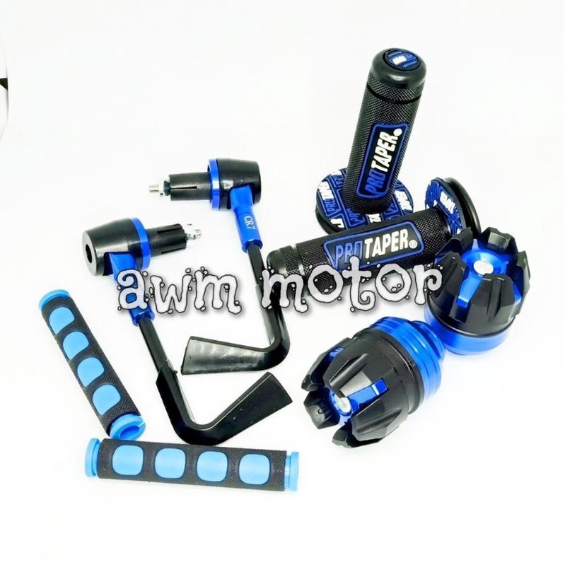 Paket 4 item Proguard L Handgrip Protaper Jalu As Dan Karet Handle Rem Universal Semua Motor