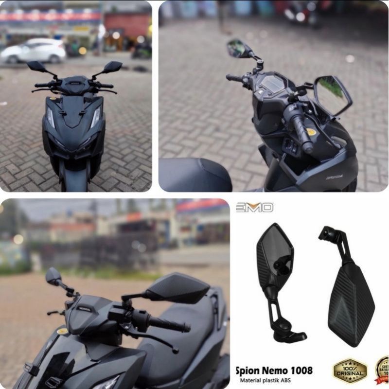 Spion Motor Ducati  NEMO 1008 Universal Honda Yamaha Suzuki Vario 160 Xmax Nmax Pcx 160