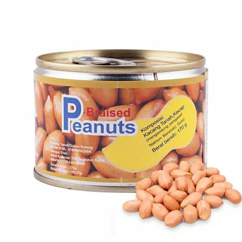 

TTS Braised Peanut 170gr, kacang tanah dalam kaleng