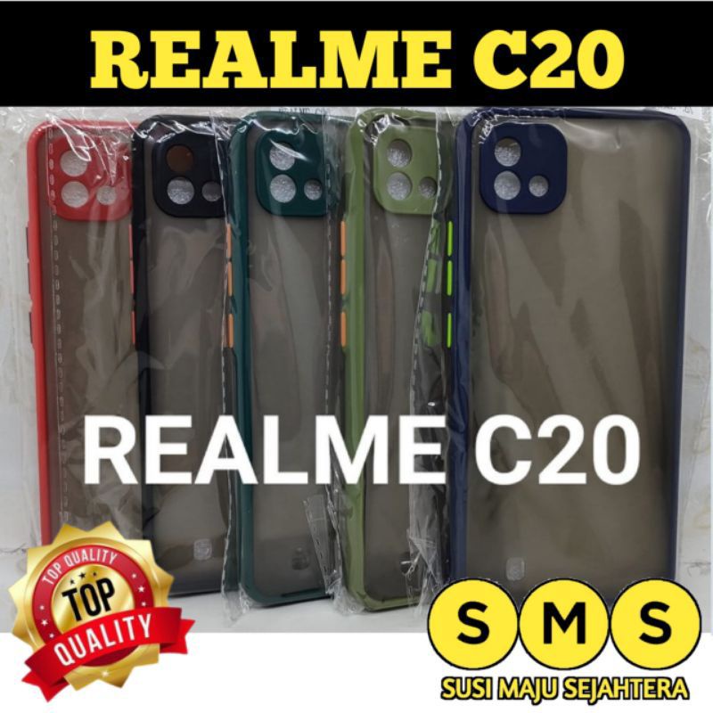 REALME C20 CASE FUZE DOVE AERO PROTECT CAMERA XIAOMI
