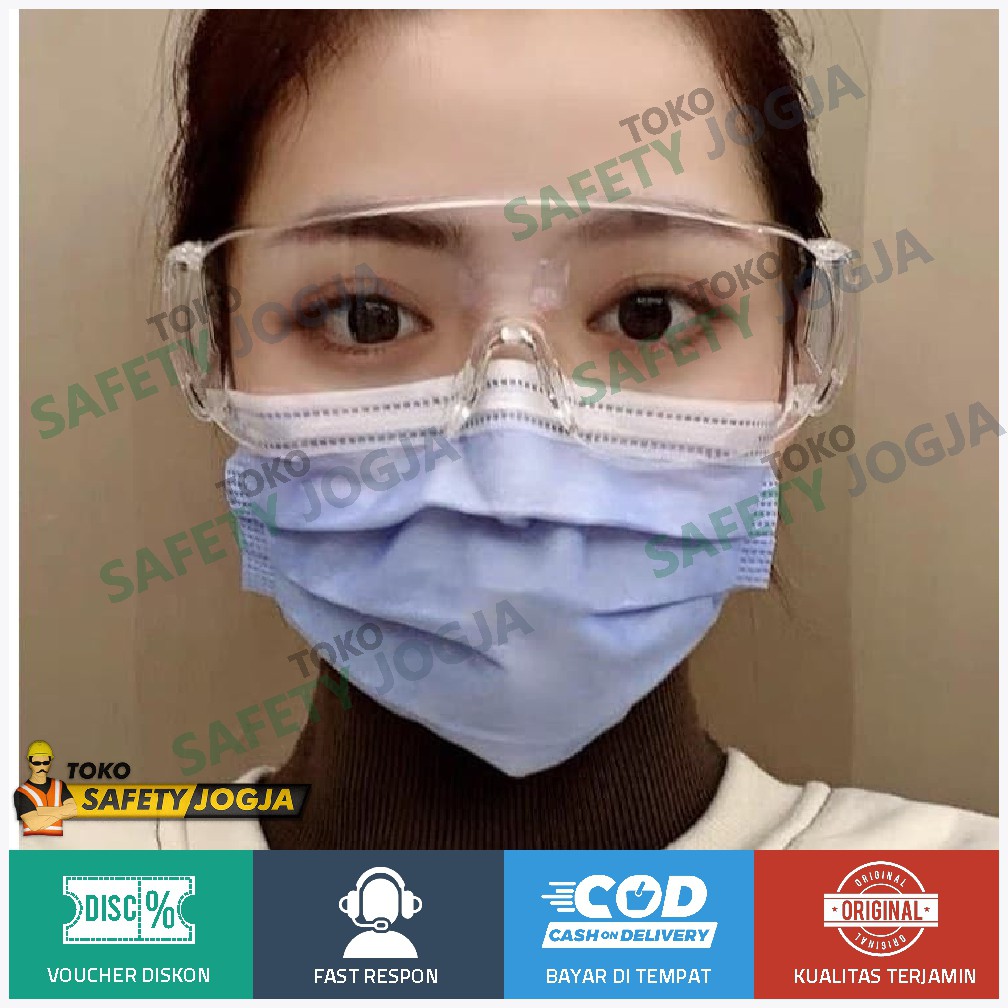 KACAMATA GOGGLE DOKTER LABORATORIUM MEDIS ANTI CORONA