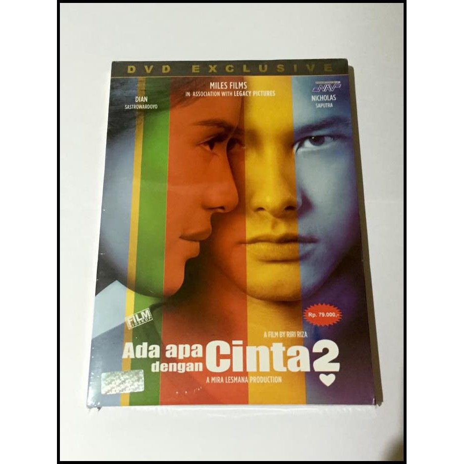 (Big Sale) Dvd Original Exclusive Pack Ada Apa Dengan Cinta 2 - Aadc2