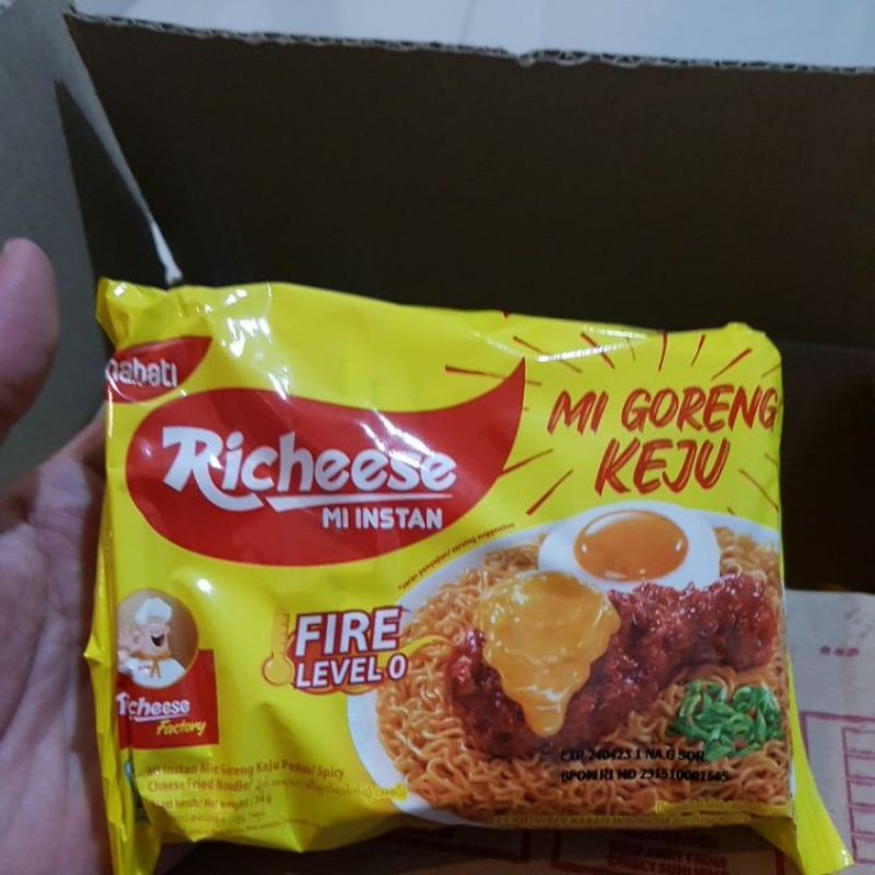 

Richeese goreng level 0