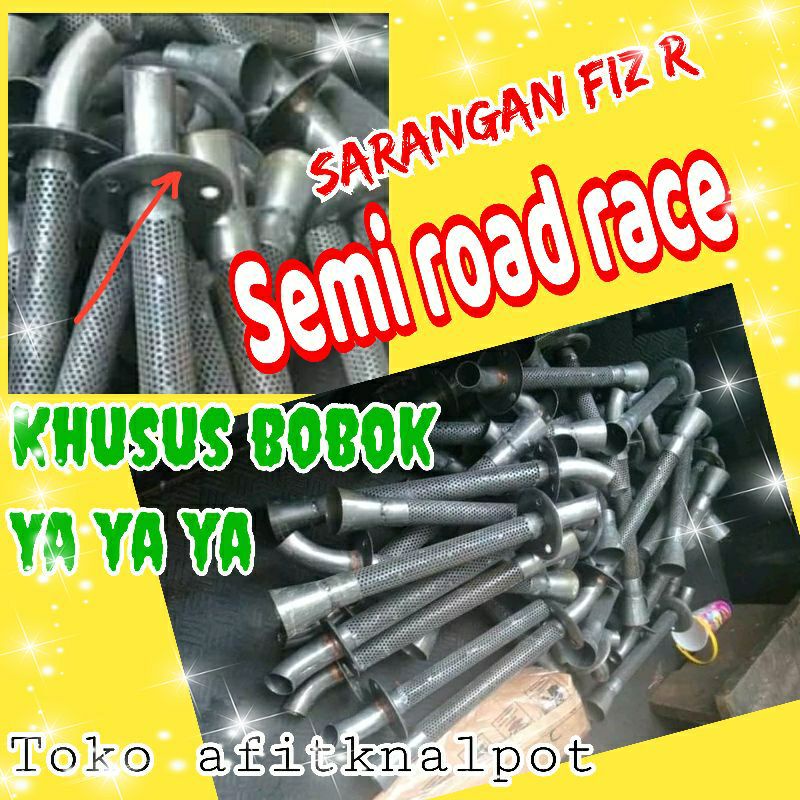sarangan knalpot fiz r suara semi road race