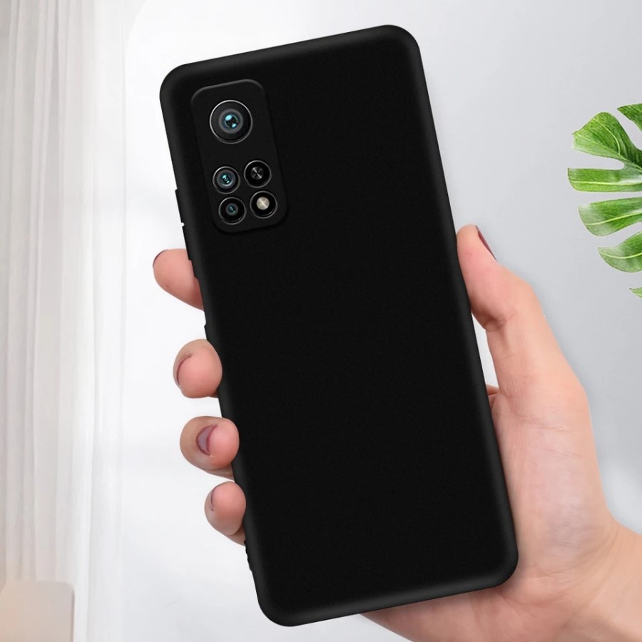 Promo Case Xiaomi Mi 10T Pro 5G / Mi 10T 5G Softcase Black Matte Silicon Anti Slip Protect Camera