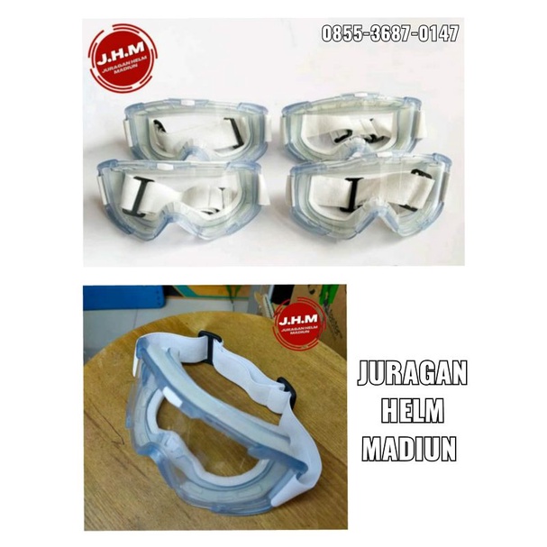 KACA GOOGLE CROSS MURAH VARIASI BENING / CLEAR GOOGLEMASK GOOGLE MASK HELM CROSS