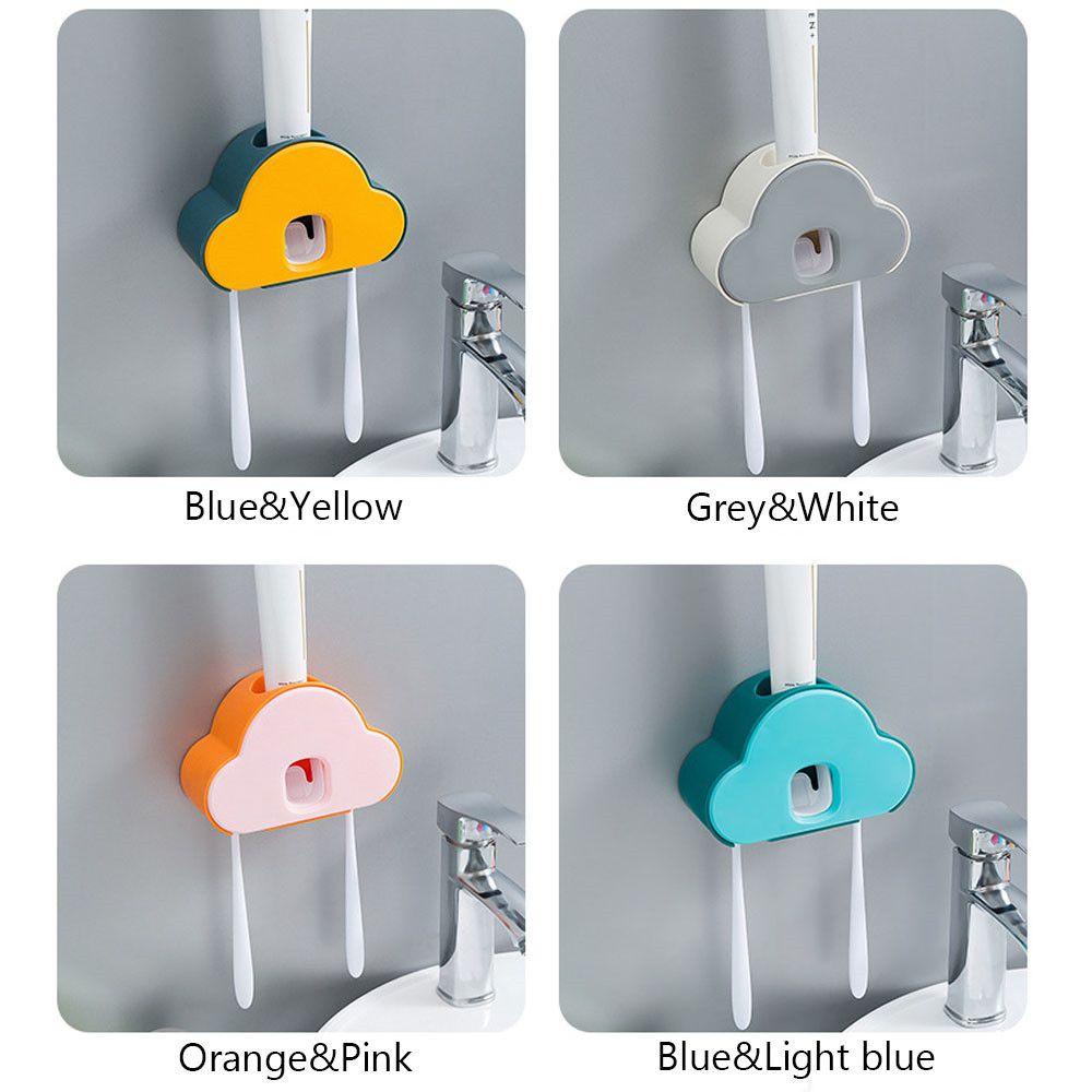 Populer Dispenser Odol Otomatis Multicolor Wall Suction Tempat Pasta Gigi Tempel Dinding