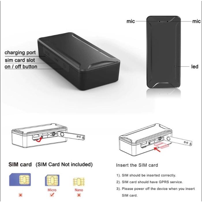 Paket MINI GPS MOBIL ASSET TRACKER AT2 CONCOX + TRACKSOLID LIFETIME