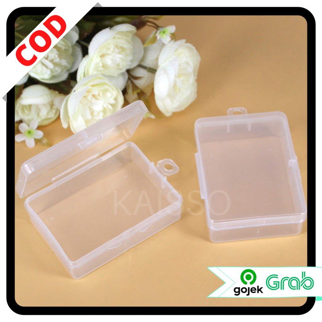 KAISSO - KOTAK KECIL ORGANIZER SIMPAN OBAT MEMORY CARD AKSESORIS SERBAGUNA MINI BOX 6.7x4.9x2.3CM