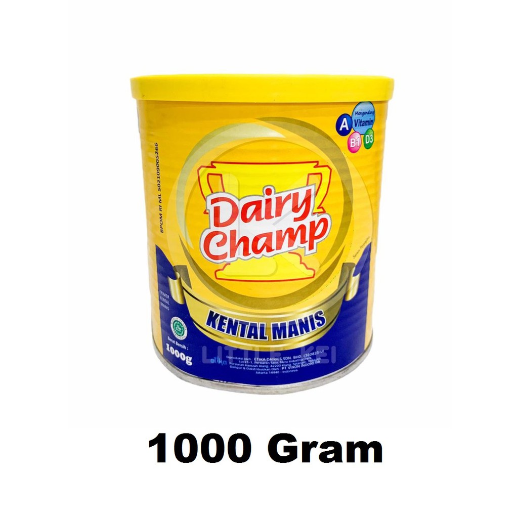 

DAIRY CHAMP Susu Kental Manis Krimer 1000 gr
