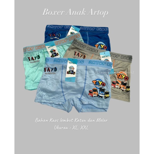 CD Artop Kids / CD Anak Laki Laki/ Celana Dalam Anak