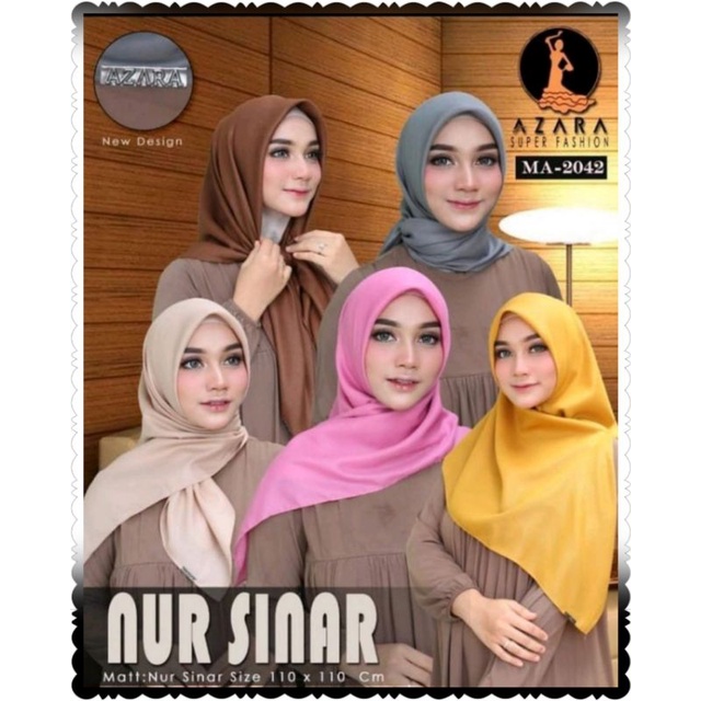 JILBAB SEGIEMPAT NUR SINARAN AZARA (glowing)
