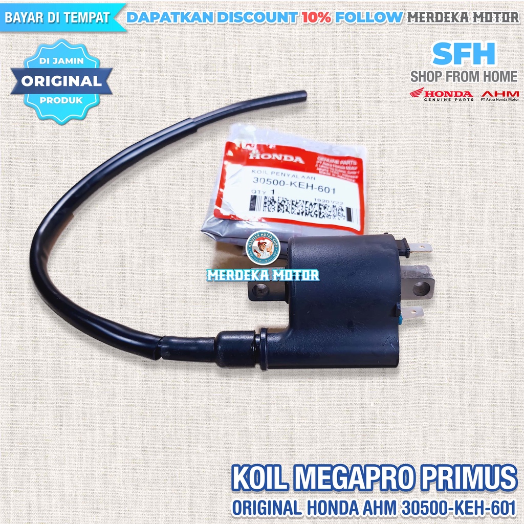 Koil Megapro New Koil MP Primus Koel Megapro Primus Ignition Coil Mega Pro Advance Original Honda AH