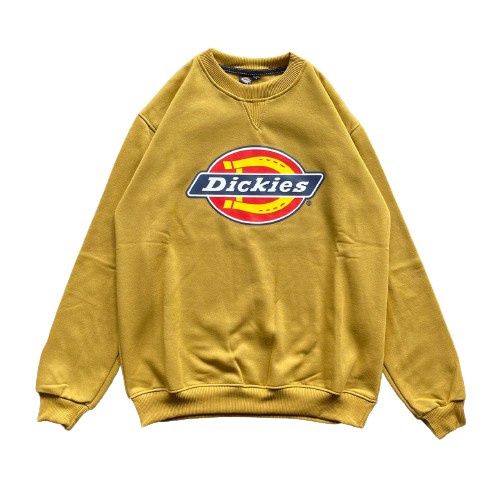 Jaket Sweater Crewneck DICKIS LOGO – Yellow Edition Trendy Casual Unisex Good Brand Quality Stylish