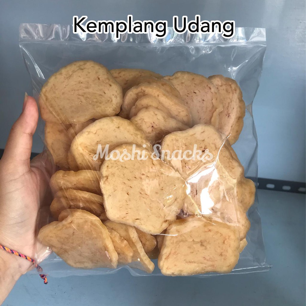 

Kerupuk Krupuk / Kemplang Mentah Udang (Bulat Besar) 500gr Asli Muntok Bangka