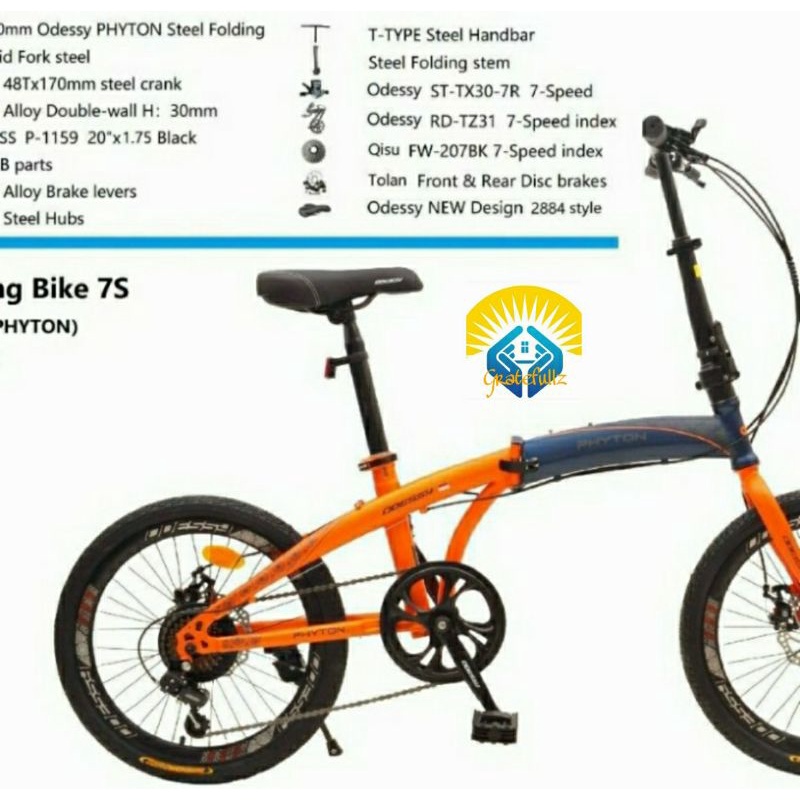 Sepeda lipat  ODESSY PHYTON