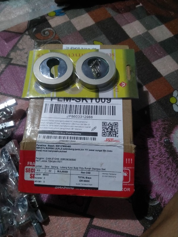 Lubang Kunci Bulat Pintu Rumah Stainless Stell Berkualitas
