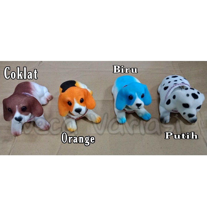 Boneka Dashboard Mobil / Boneka Pajangan Hewan Anjing Kecil