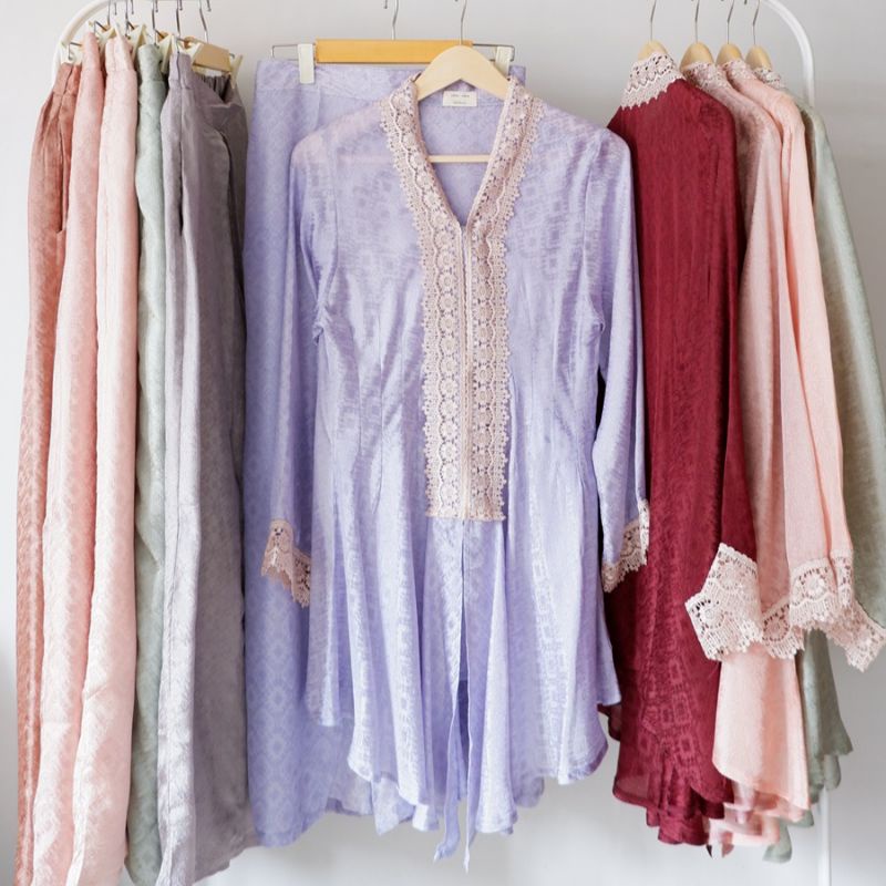 SETELAN BATIK VISCOSE RENDA TANAYA SUKMA