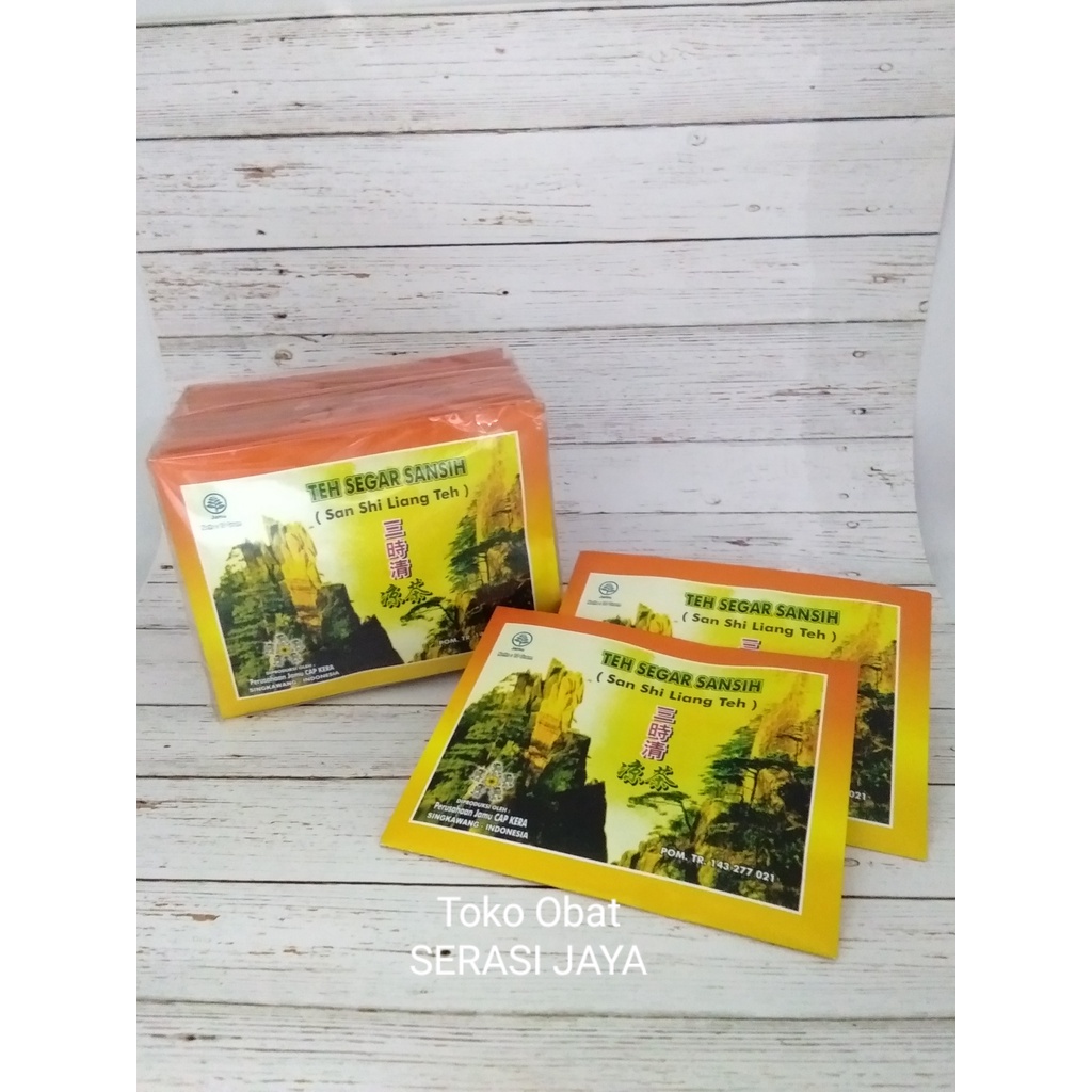 

TEH SEGAR SANSIH (SAN SHI LIANG TEH) PAKET 12 SACHET PEREDA PANAS DALAM AMPUH !!