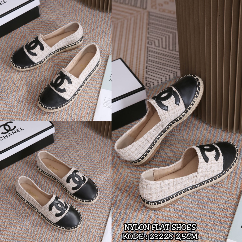 NYLON FLAT  SHOES  23228