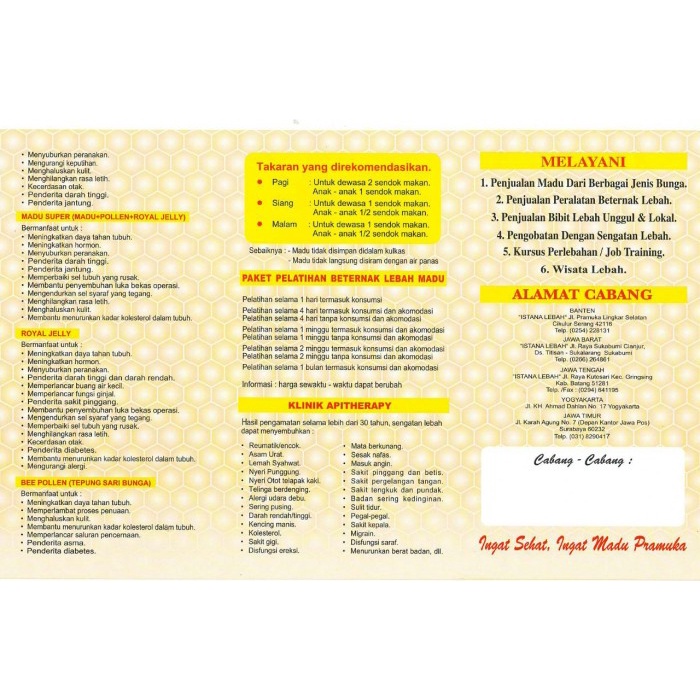 

madu- madu pramuka multiflora 350ml -madu.