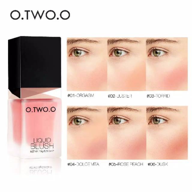 O.two.o otwoo two blush on liquid cair cream