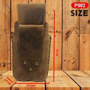 P001-P002-P003 Sarung Hp Bahan Kulit Sapi asli full luar dalam single Slot Kualitas Premium