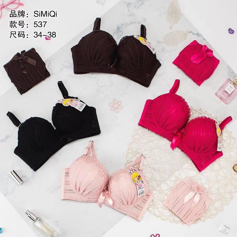 SET BRA CELANA DALAM SIMIQI 537 | BH DAN CD BEHA SETELAN KAWAT HIGH QUALITY| SIZE 34.36.38