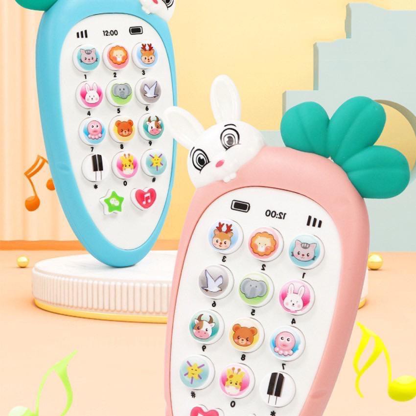 Mainan Edukasi Baby Music Phone Bilingual Early Learning Mandarin Song Kado Telephone M103