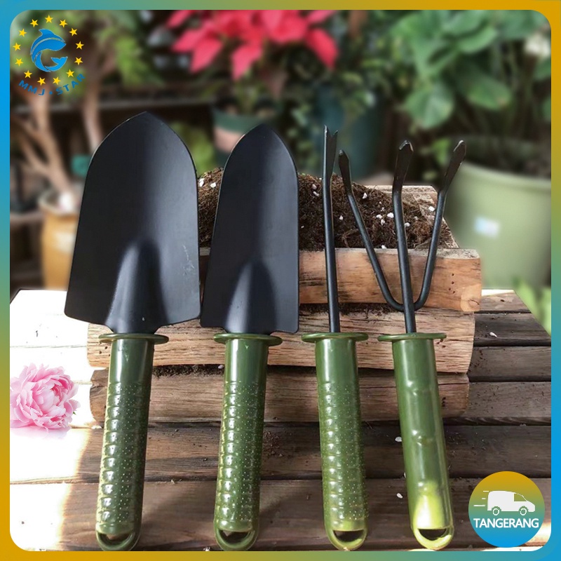 【4 pcs】Sekop Berkebun Garpu Taman Mini/Alat Berkebun Set/Alat Peralatan Berkebun Set