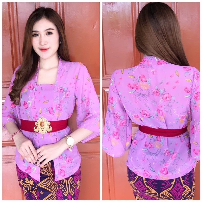 kebaya jadi sifon bunga