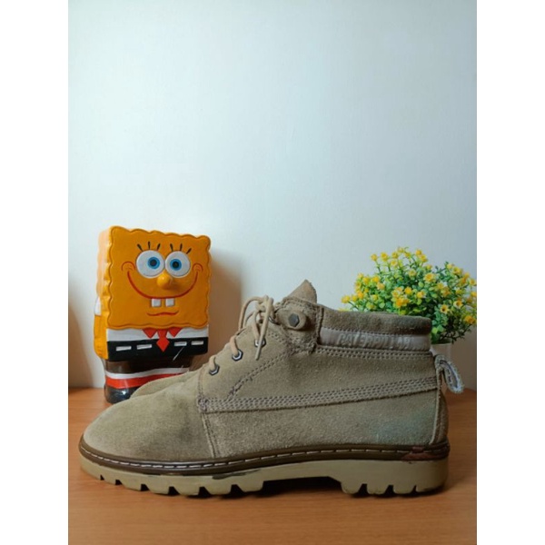 SEPATU BOOT PRIA CATERPILLAR LEATHER SECOND