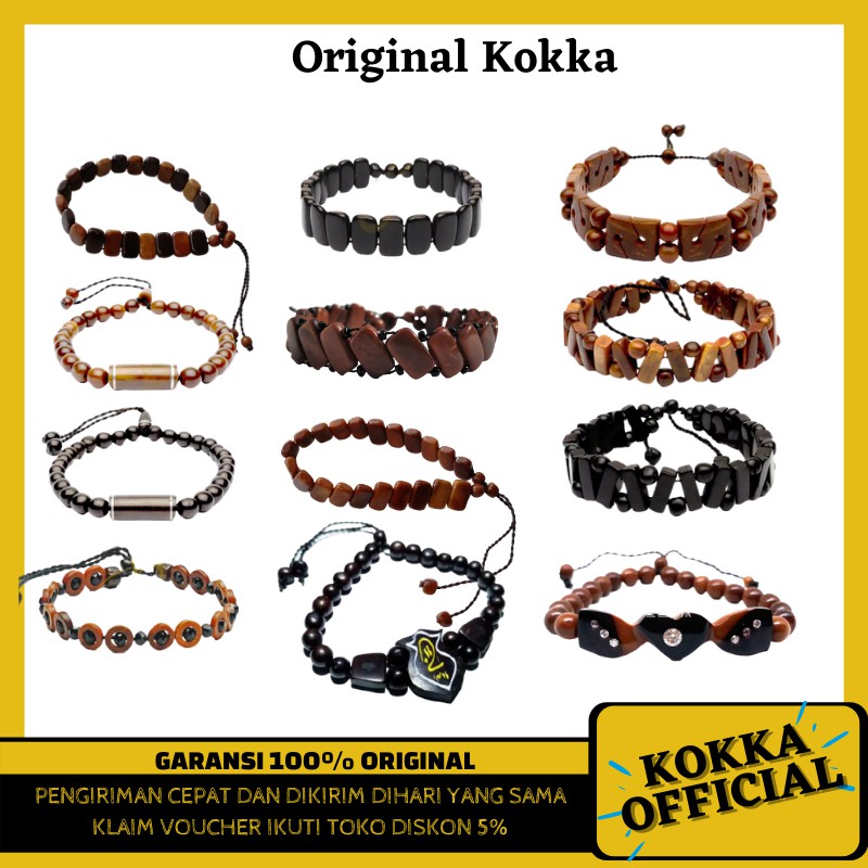 Gelang Kaukah Motif Variasi Asli Kayu Kaokah Kauka Kaoka Koka Kokkah by Kokka Official