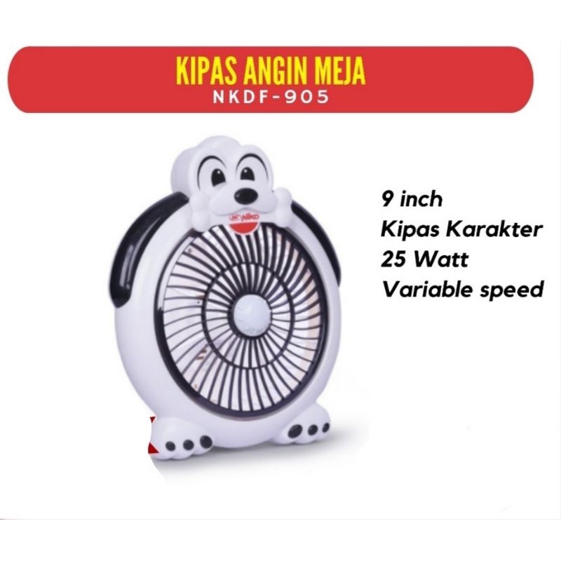 NIKO NK -901 Doraemon Kipas Angin Meja Niko 9 Inch / NIKO GOOFY NK-905 / NIKO NK-903 Minion