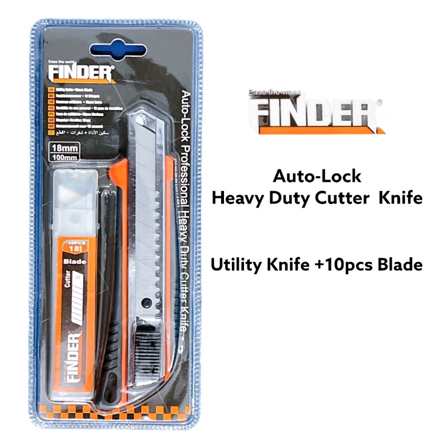 

CUTTER BESAR BESI BONUS ISI ULANG PISAU 10 PCS
