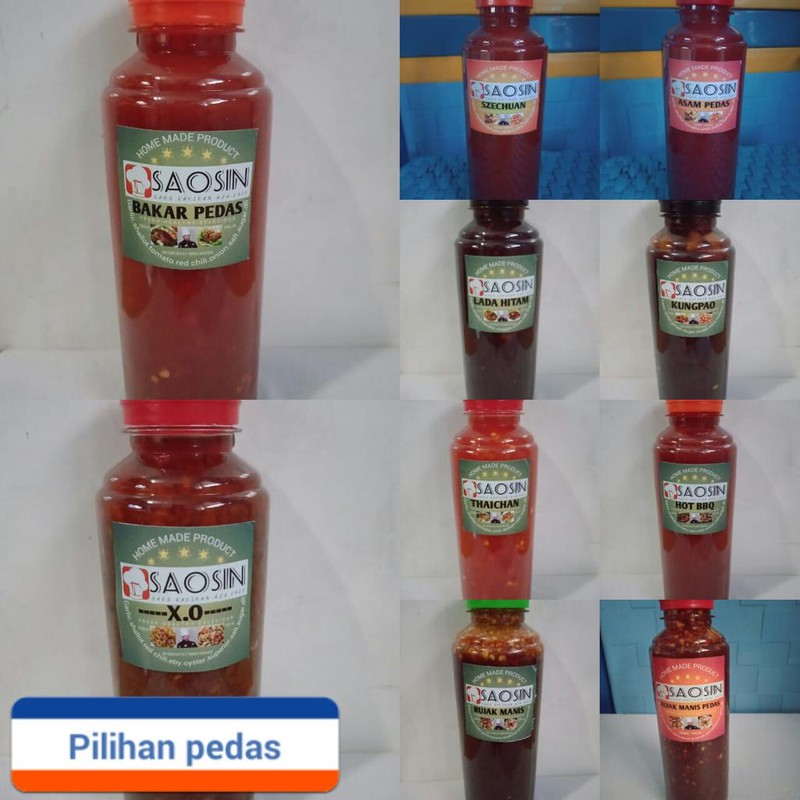 

Saosin Varian Rasa Pedas (Bumbu Instan)