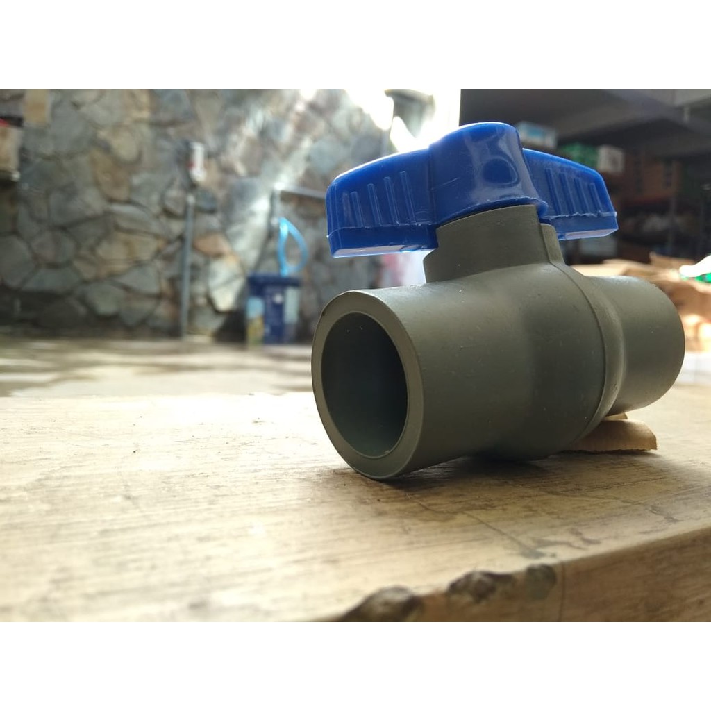 ball valve pvc polos | stop kran plastic polos