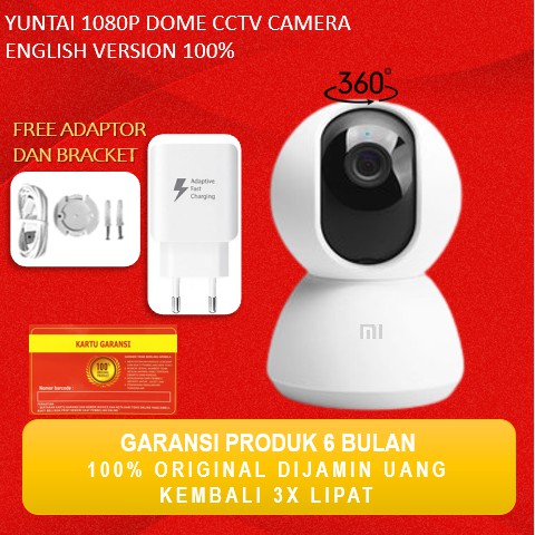 Xiaomi Yi Mijia Yuntai Smart Dome WiFi IP 360 IP Camera