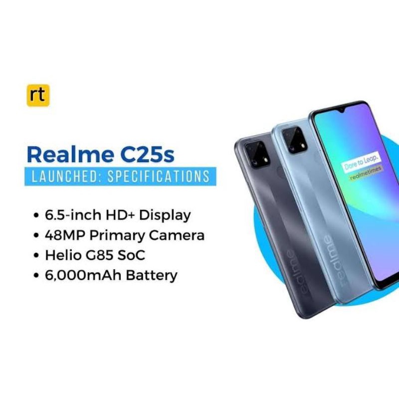 REALME C25s Ram 4/128GB - GARANSI RESMI REALME - (4+128GB)