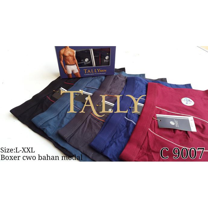 CD Celana Dalam Boxer Pria Cowok Bahan Modal TALLY 9007 - XL
