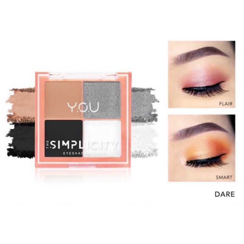 Y.O.U The Simplicty Eyeshadow Quad  5,2g