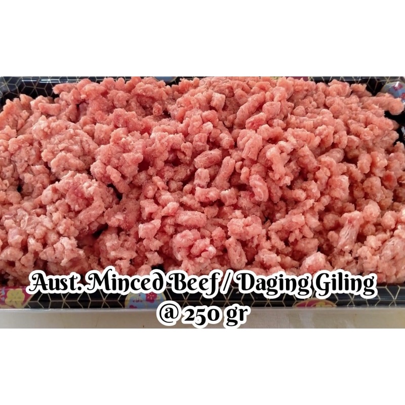 

Daging sapi cincang 250gr