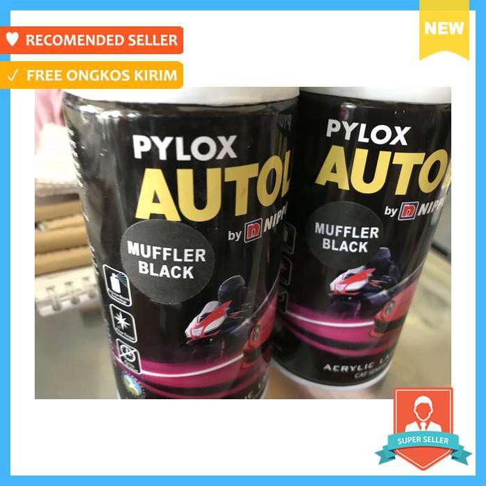 Pylox autolux tahan panas muffler black